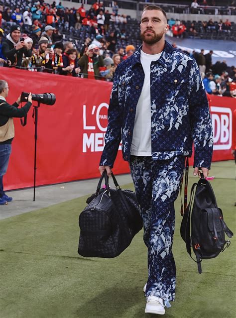 travis kelce louis vuitton coat